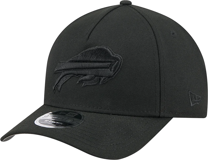 Buffalo Bills New Era Tonal Black Primary 9FORTY A-Frame M-Crown Adjustable Hat