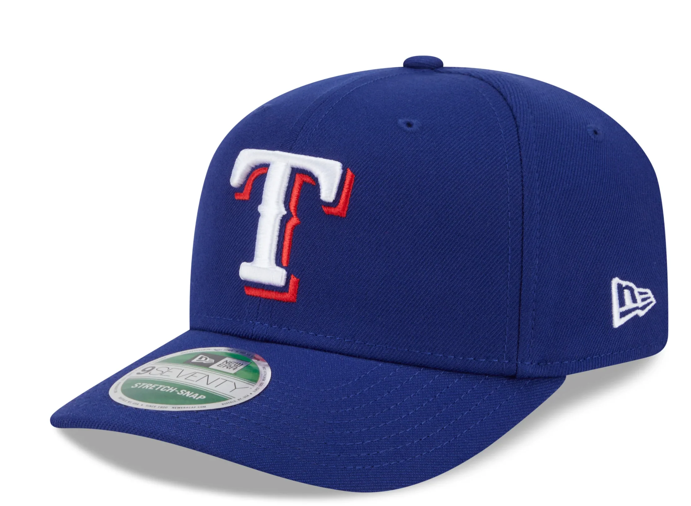 Texas Rangers Blue New Era Player Replica 9SEVENTY Stretch Snap Adjustable Hat