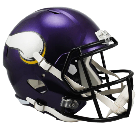 Minnesota Vikings Full Size Replica Speed Helmet