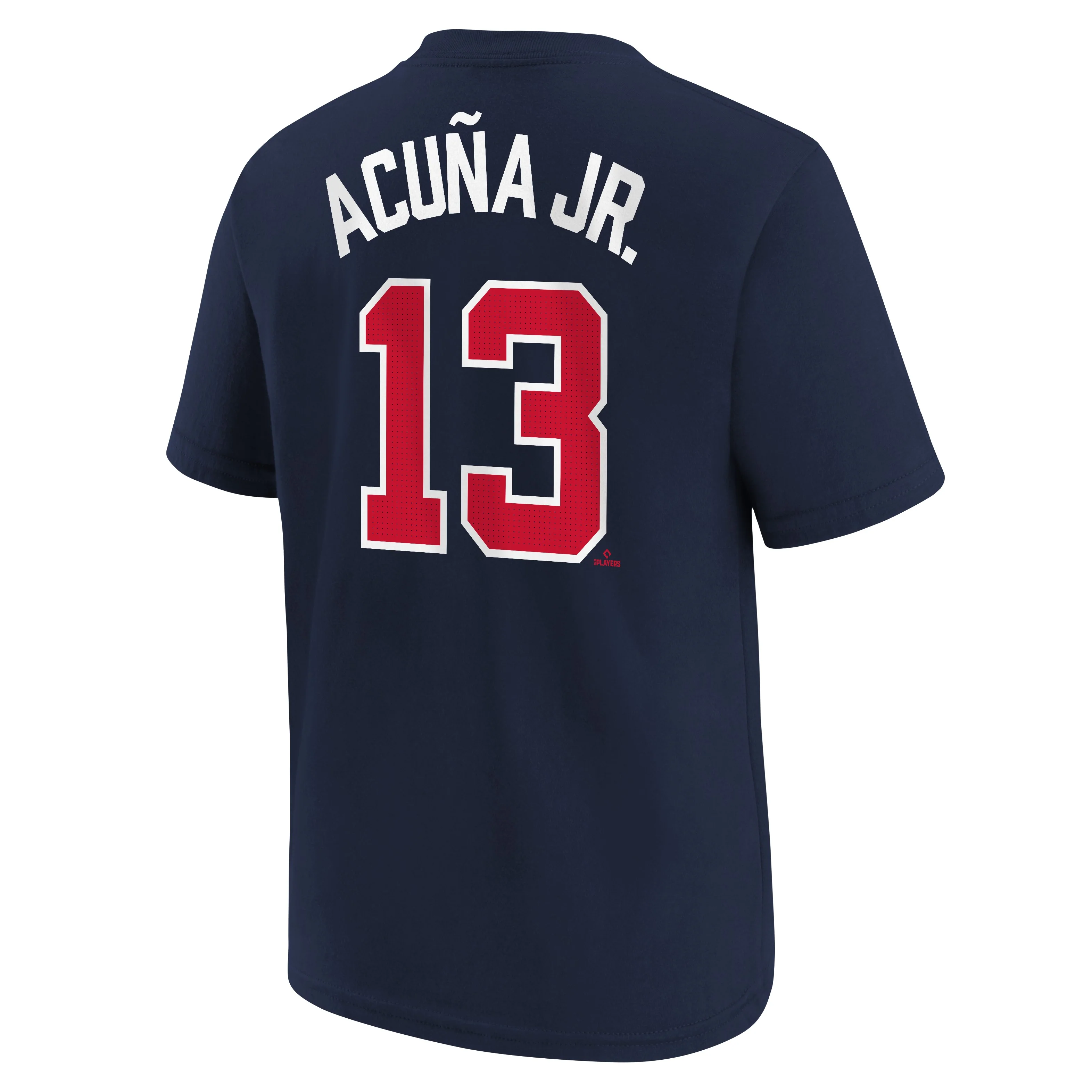 Youth Ronald Acuna Jr. Atlanta Braves Nike Navy FUSE Player Name & Number T-Shirt