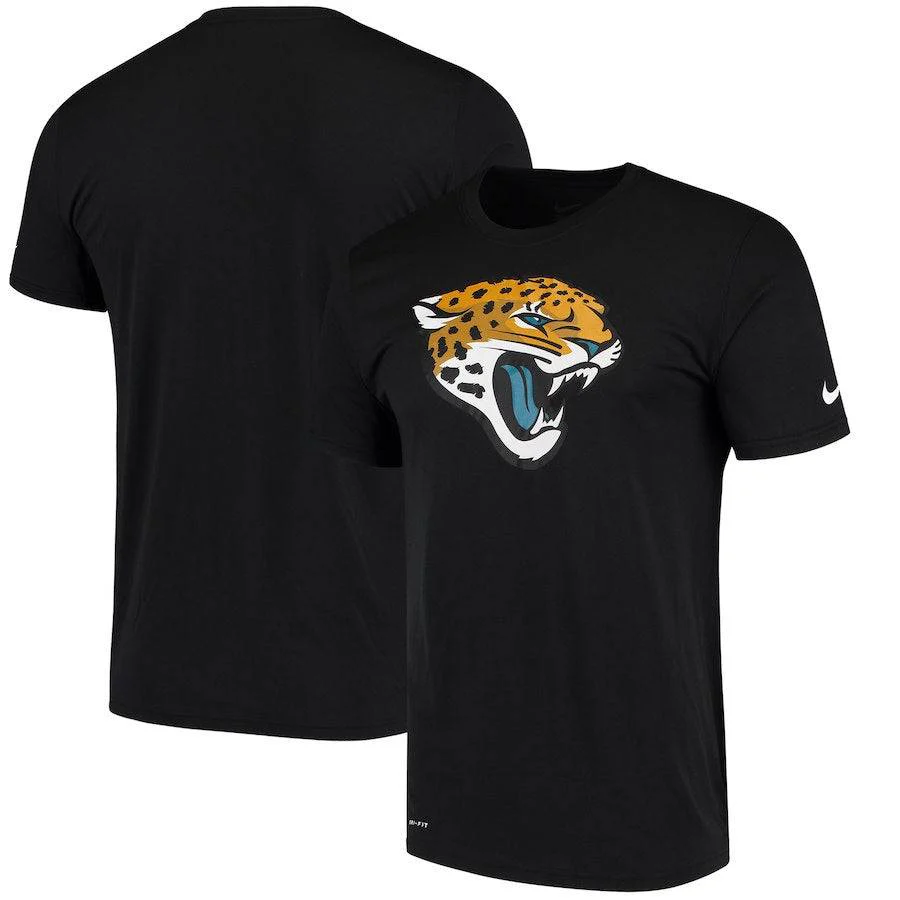 Men's Jacksonville Jaguars Nike Black Legend Performance Logo Essential 3 T-Shirt