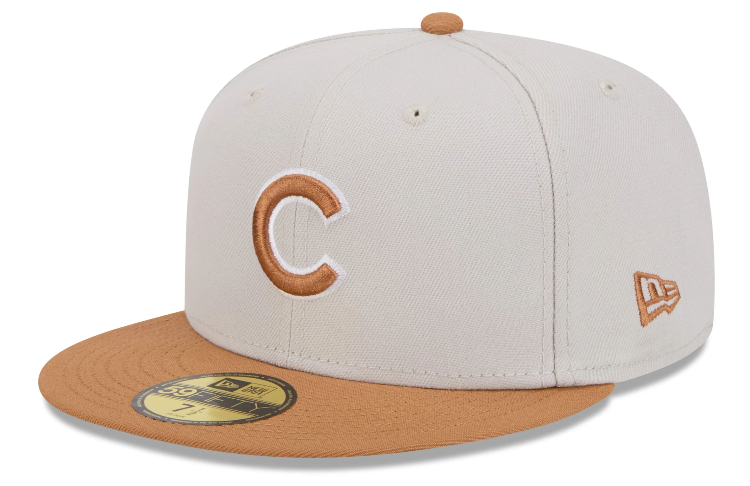 Chicago Cubs 2 Tone Stone/Bronze 59FIFTY Fitted Hat