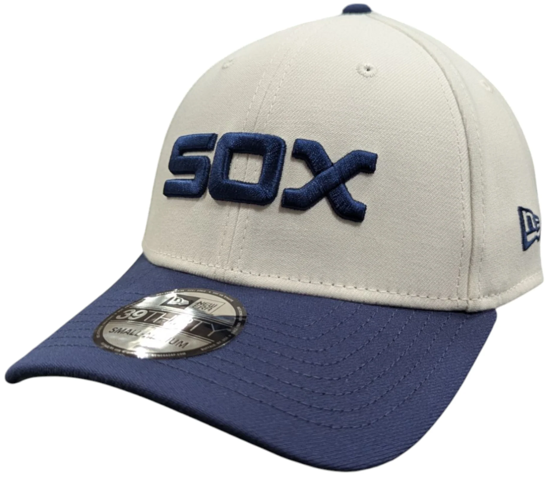 Chicago White Sox Classic 1979 Cooperstown Classics White/Navy 39THIRTY Flex Fit New Era Hat