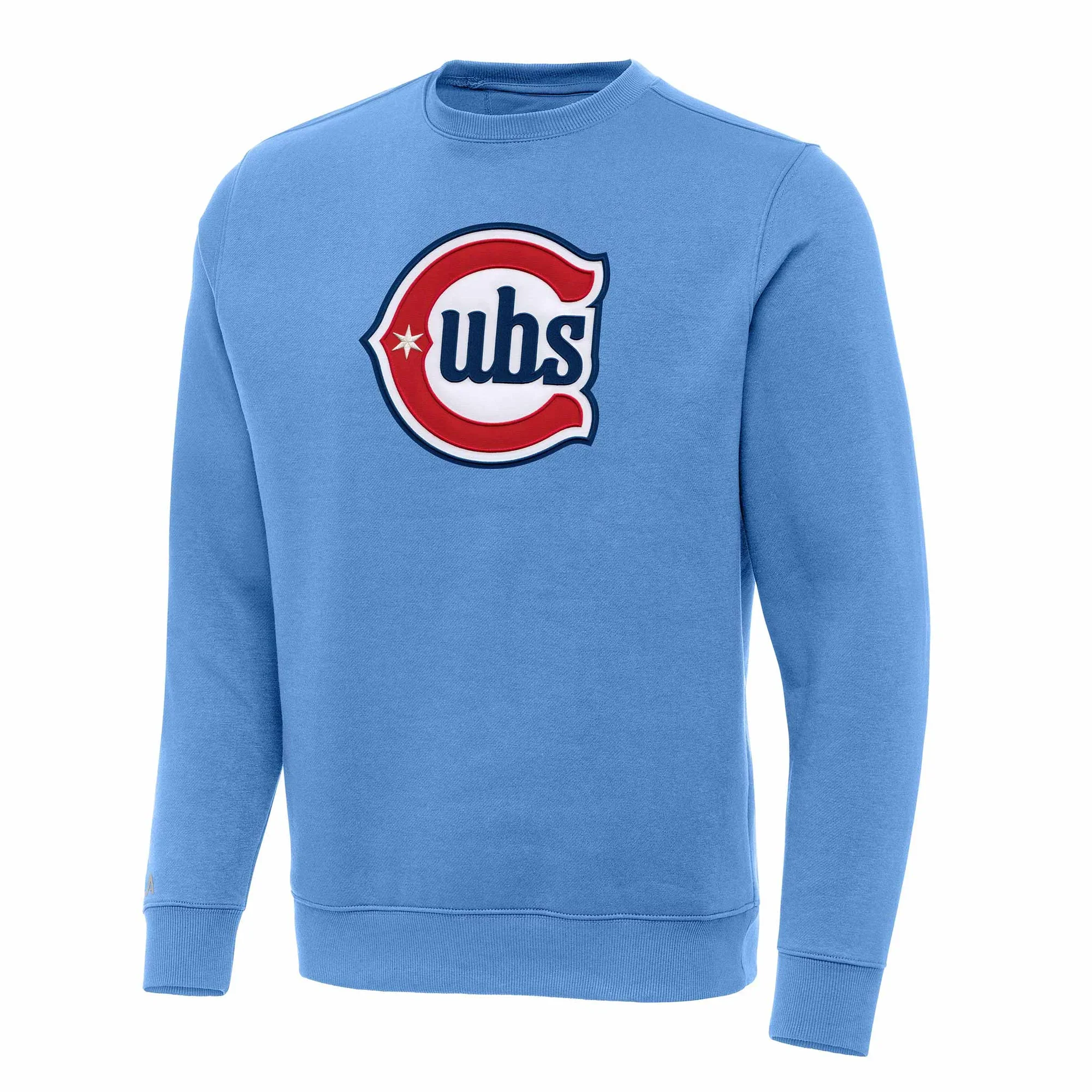 Men's Chicago Cubs Valor Blue 2nd Alternate Victory Crew Neck Sweatshirt