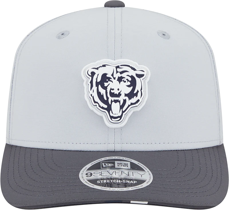 Men's Chicago Bears New Era Gray/Graphite 2025 NFL Training Camp 9SEVENTY Adjustable Hat