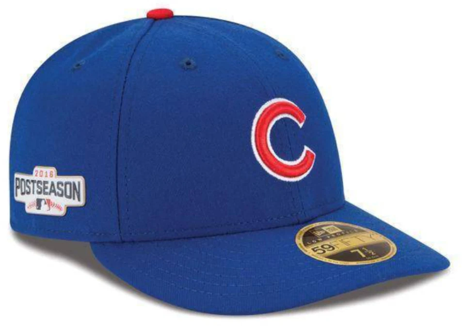 Chicago Cubs New Era 2016 Postseason Side Patch Low Pro 59FIFTY Fitted Hat