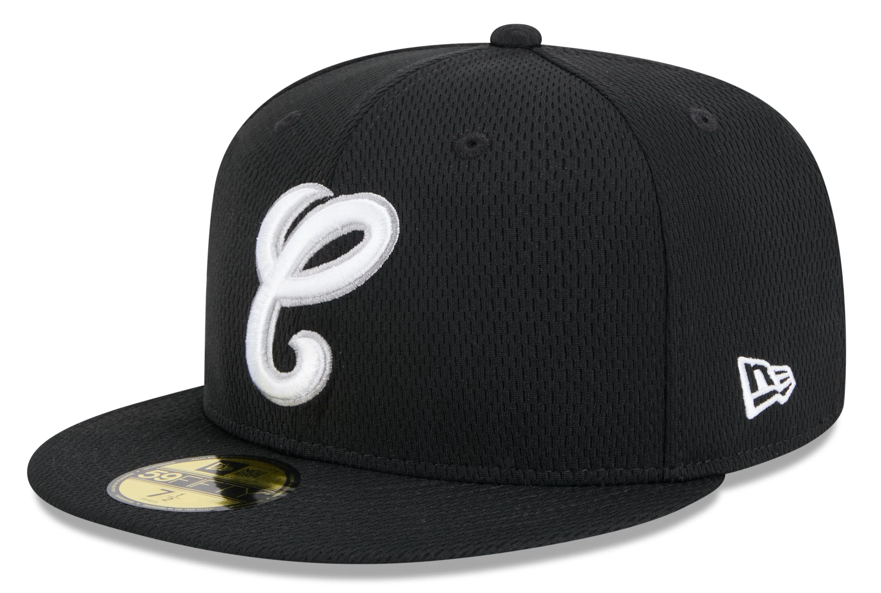 Chicago White Sox New Era Black 2025 Clubhouse Alternate 59FIFTY Fitted Hat