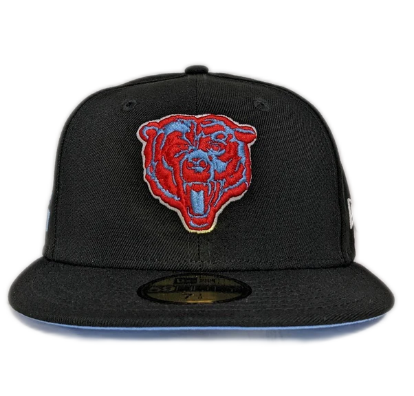 Chicago Bears Monsters of the Midway Black/Sky Blue City Vibes New Era 59FIFTY Fitted Hat