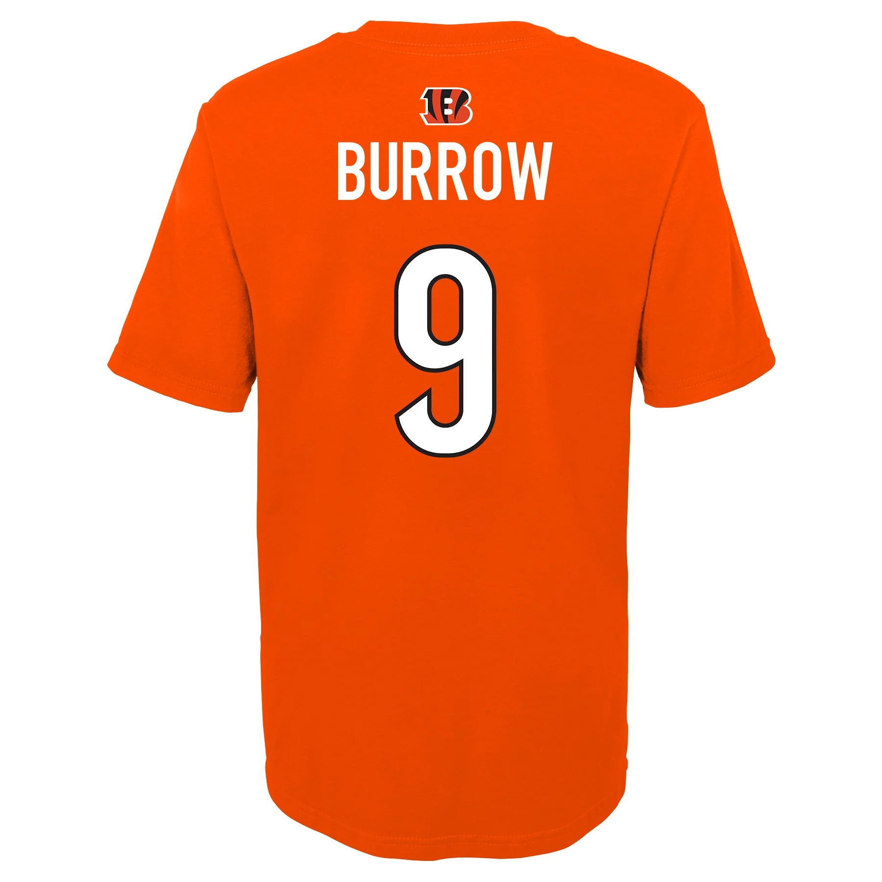 Youth Joe Burrow Cincinnati Bengals Alternate Orange Name & Number T-Shirt