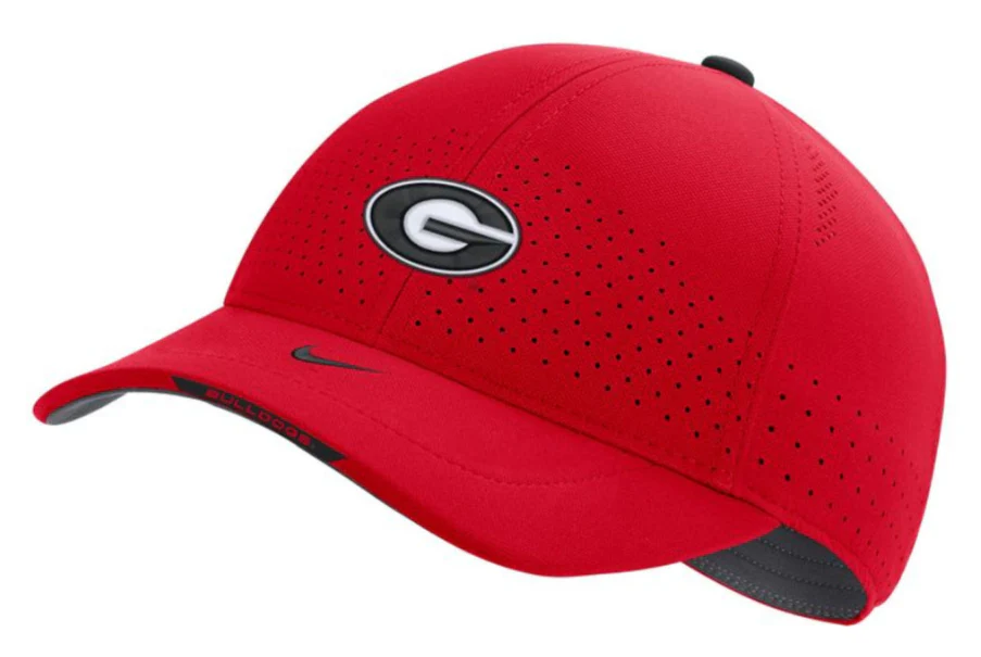 Nike Men's Georgia Bulldogs Red AeroBill Swoosh Adjustable Classic 99 Football Sideline Hat