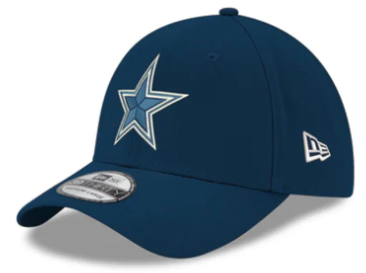 Dallas Cowboys New Era Oceanside Navy Basic 39Thirty Flex Fit Hat
