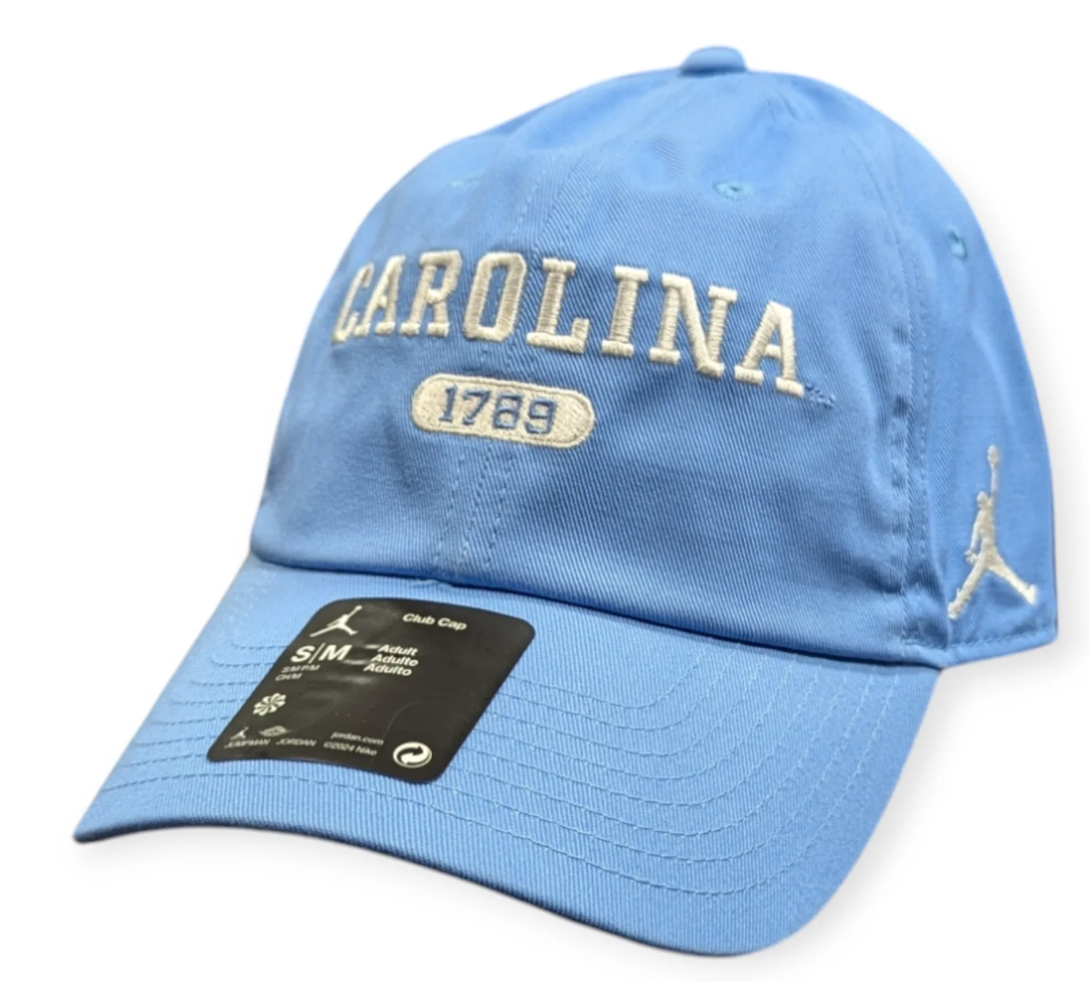 North Carolina Tar Heels Nike Club Carolina Blue Unstructured Adjustable Hat
