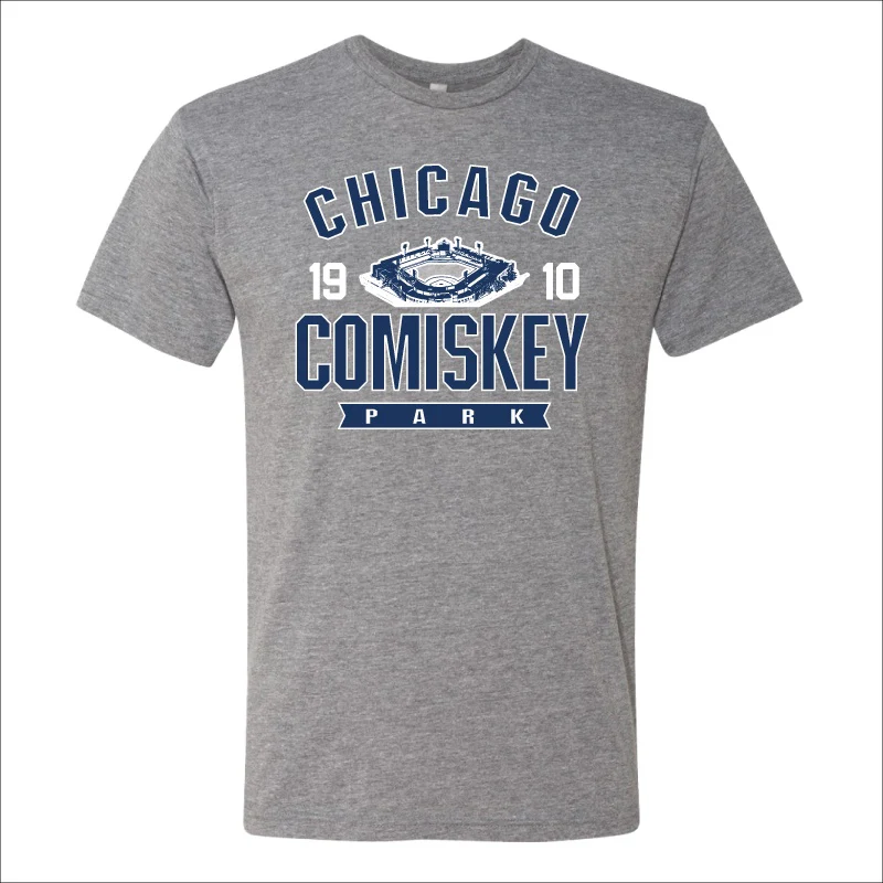 Men's Comiskey Park Heather Gray Over The Top Tee