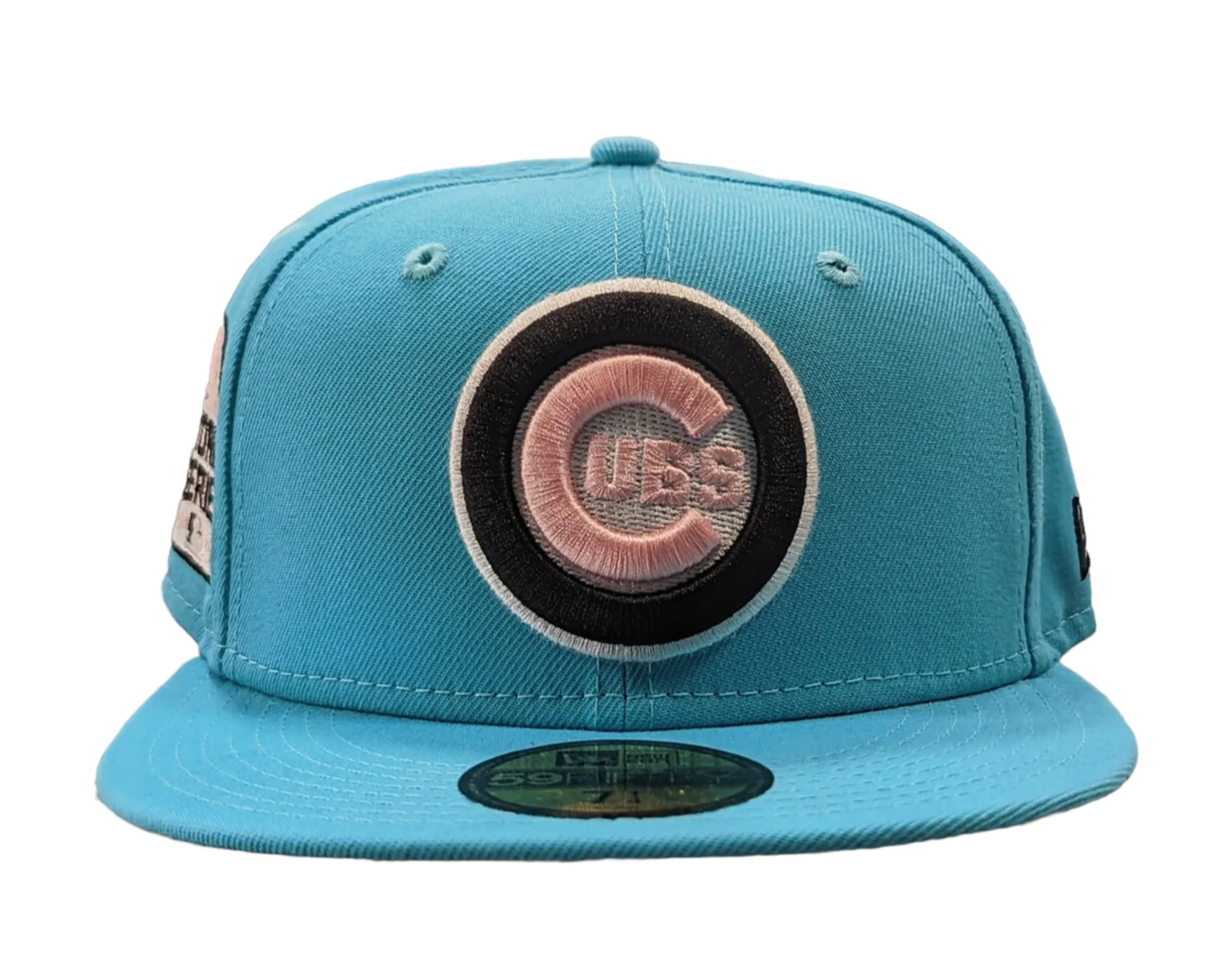 Men's Chicago Cubs Night Spice Vice Blue/Pink New Era 59FIFTY Fitted Hat