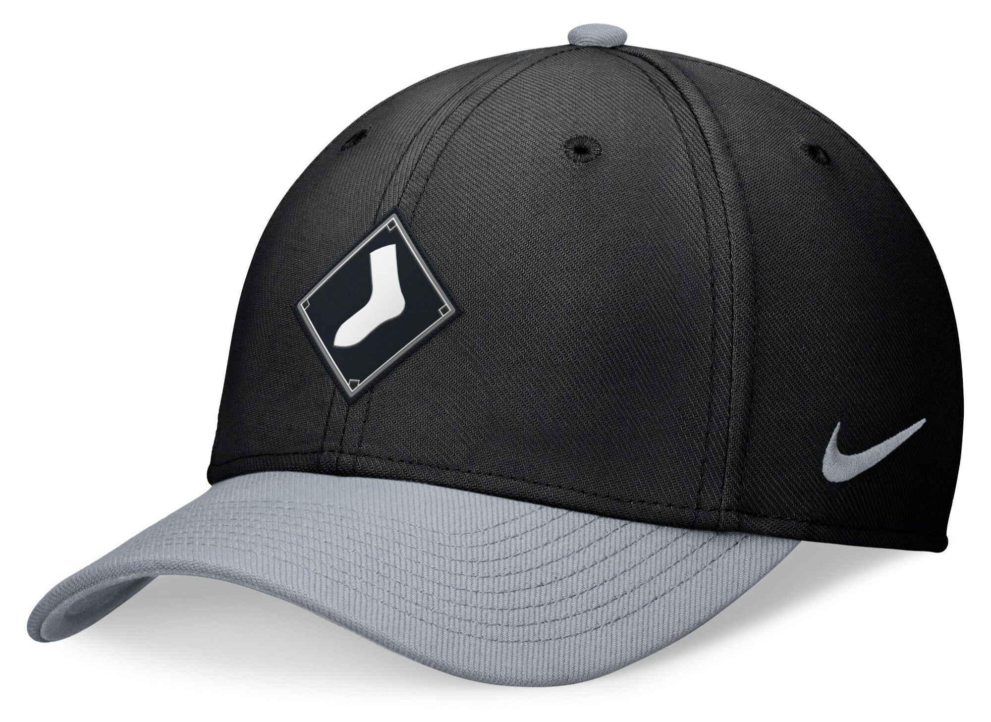 Chicago White Sox Nike Pro Rise City Black/Gray Flex Hat