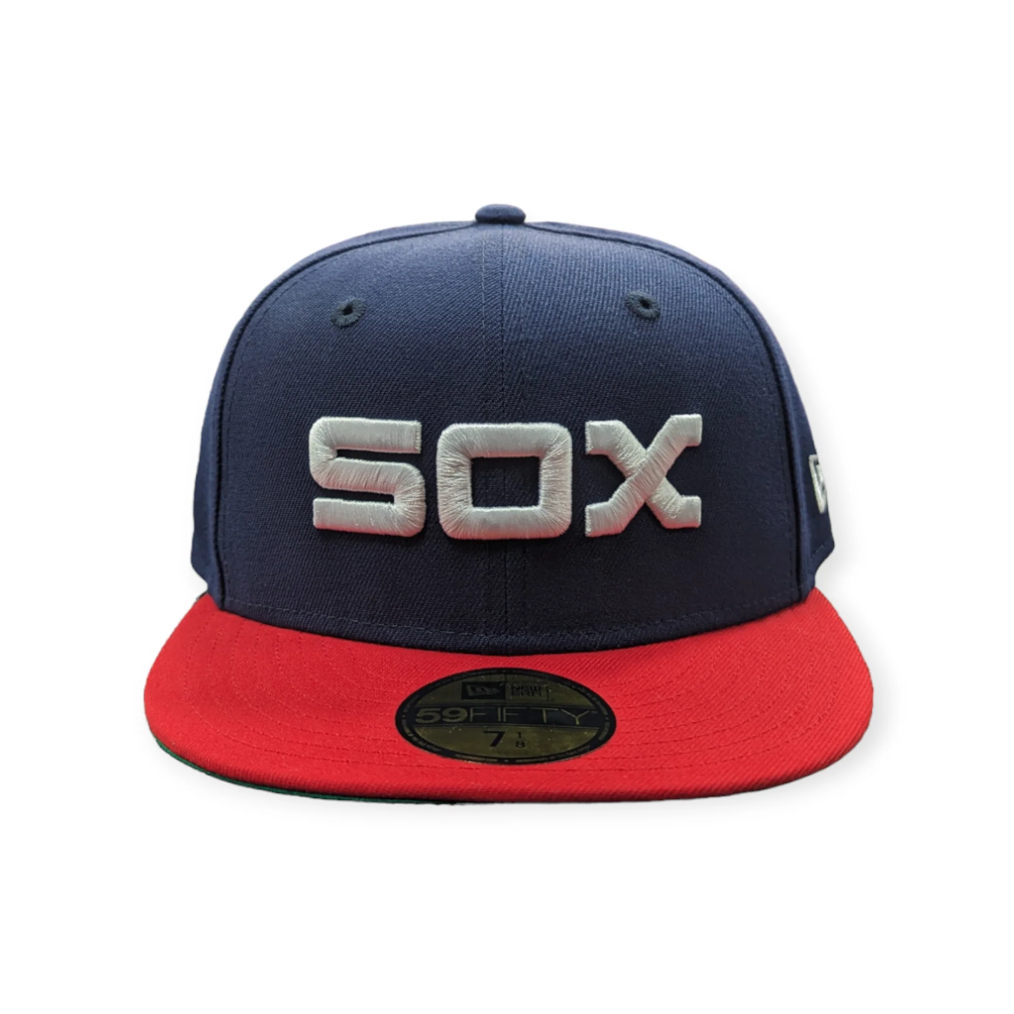 Chicago White Sox 1983 Road New Era Cooperstown Classics Navy/Red 59FIFTY Fitted Hat