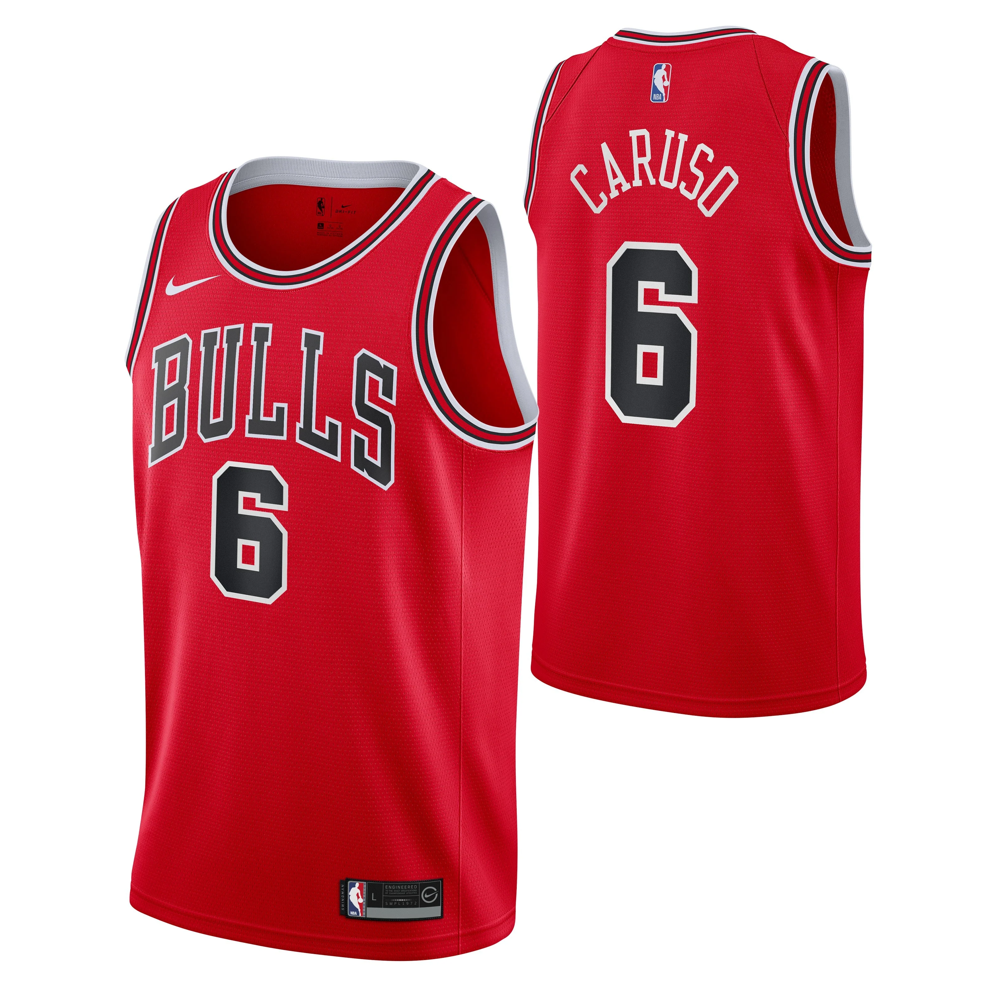 Chicago Bulls Alex Caruso Youth Red Nike Replica Jersey