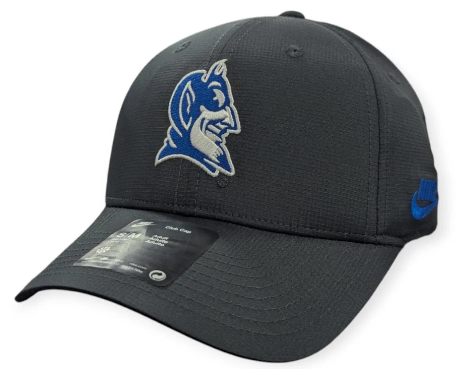 Duke Blue Devils Nike Anthracite Dri-Fit Club Hat