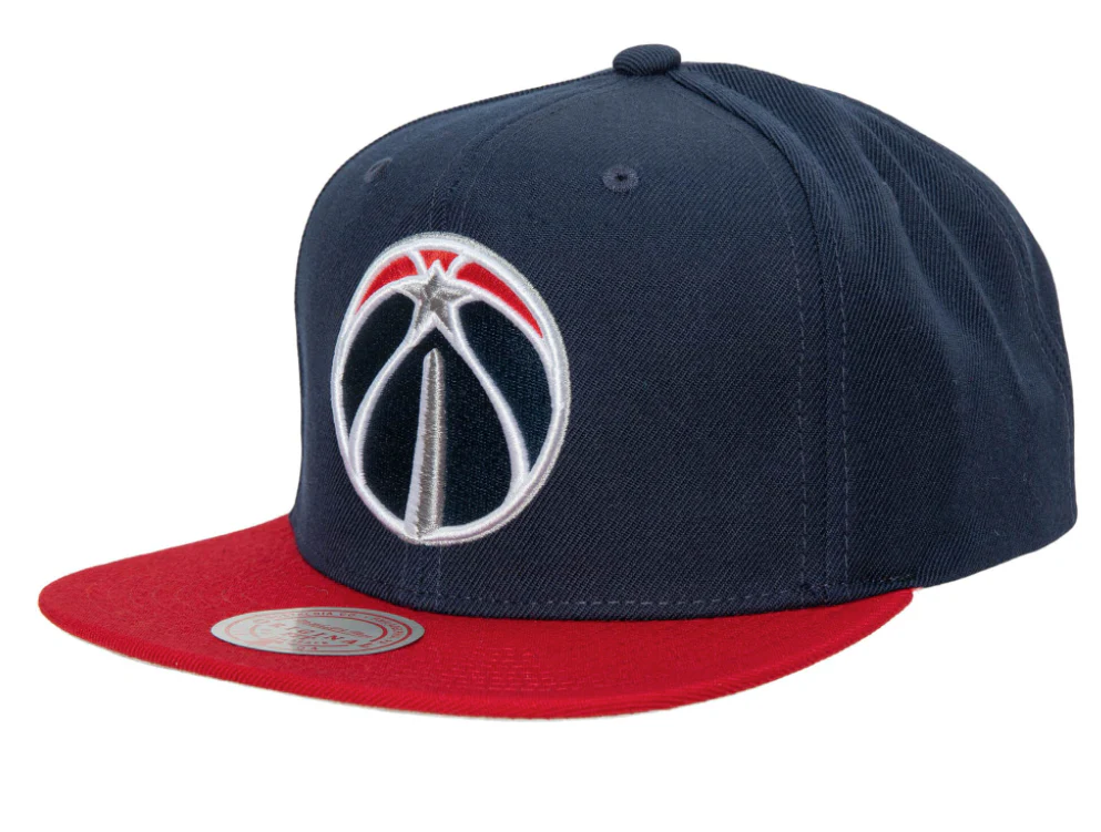Washington Wizards 2-Tone 2.0 Navy/Red Mitchell & Ness Snapback Hat