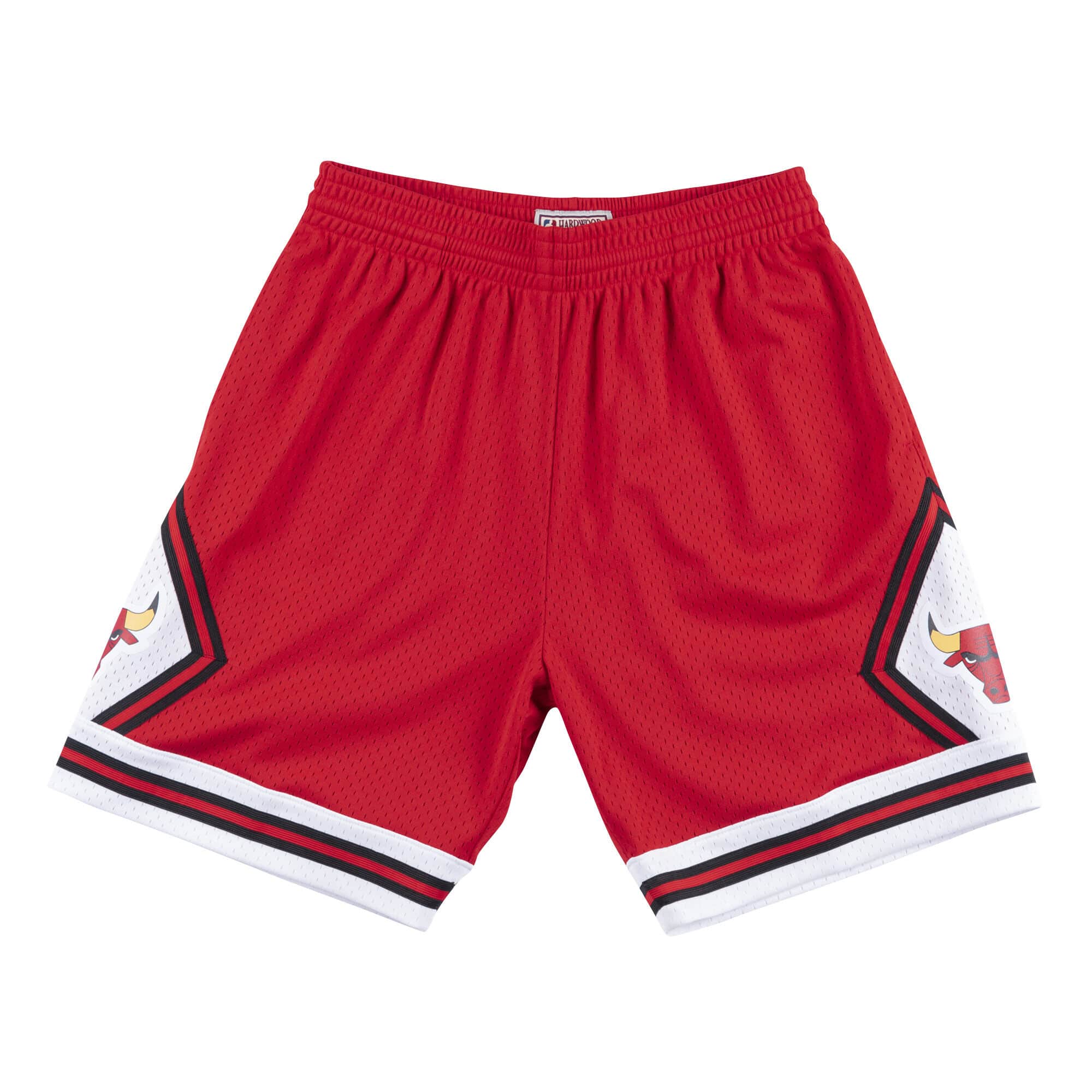 Men's Chicago Bulls Mitchell & Ness Red 1975-76 Hardwood Classics Swingman Shorts