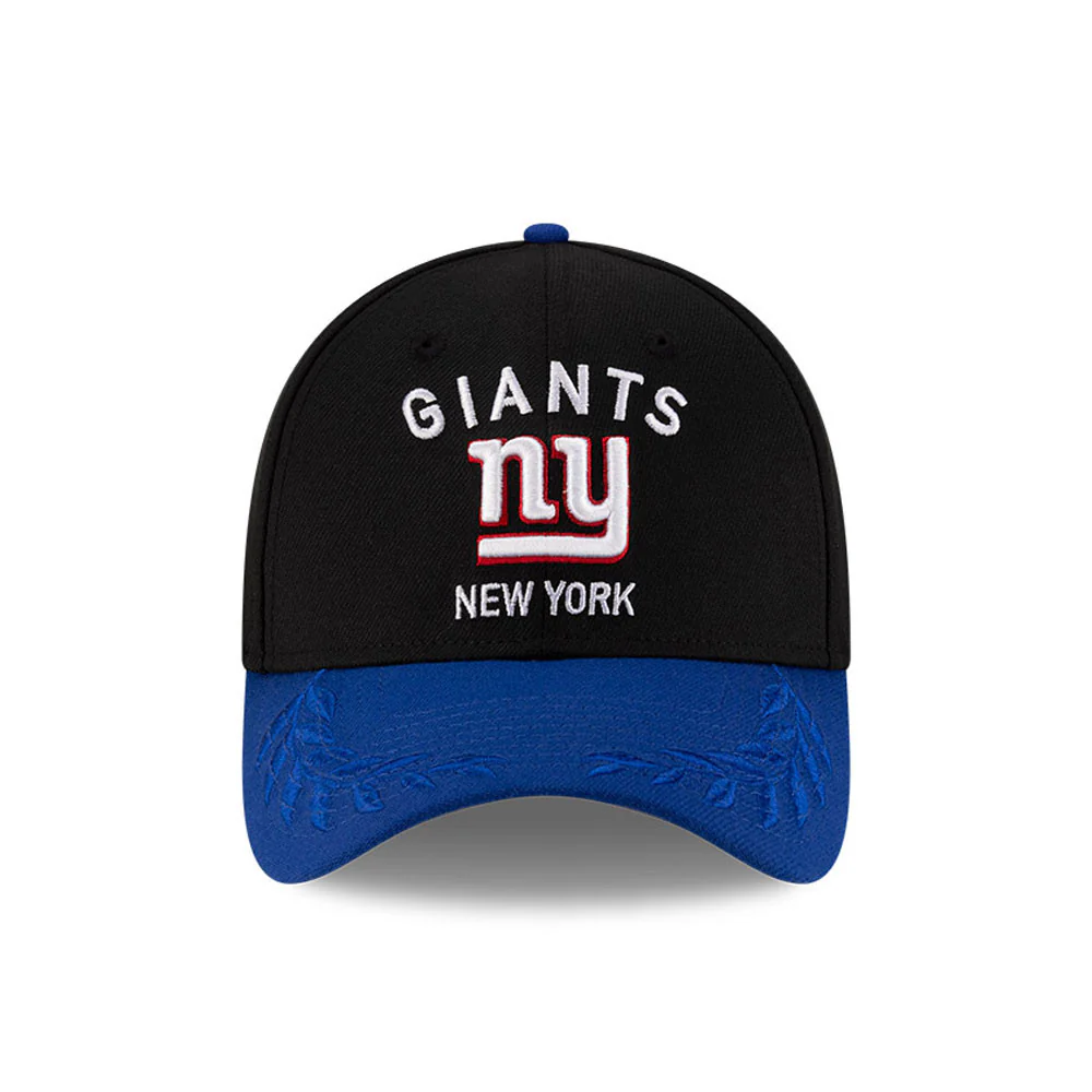 Men's New York Giants New Era 2025 NFL Draft Black 39THIRTY Flex Fit Hat