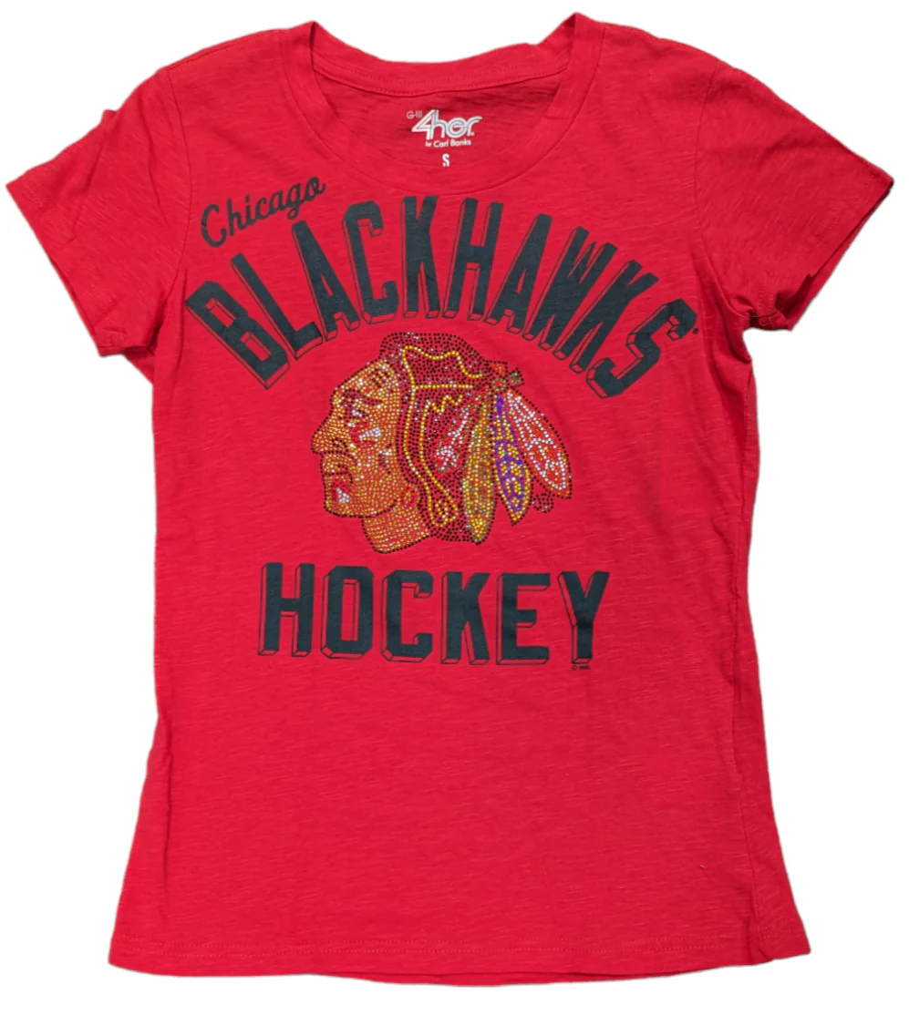 Women's Chicago Blackhawks Major League Scoop neck Tee
