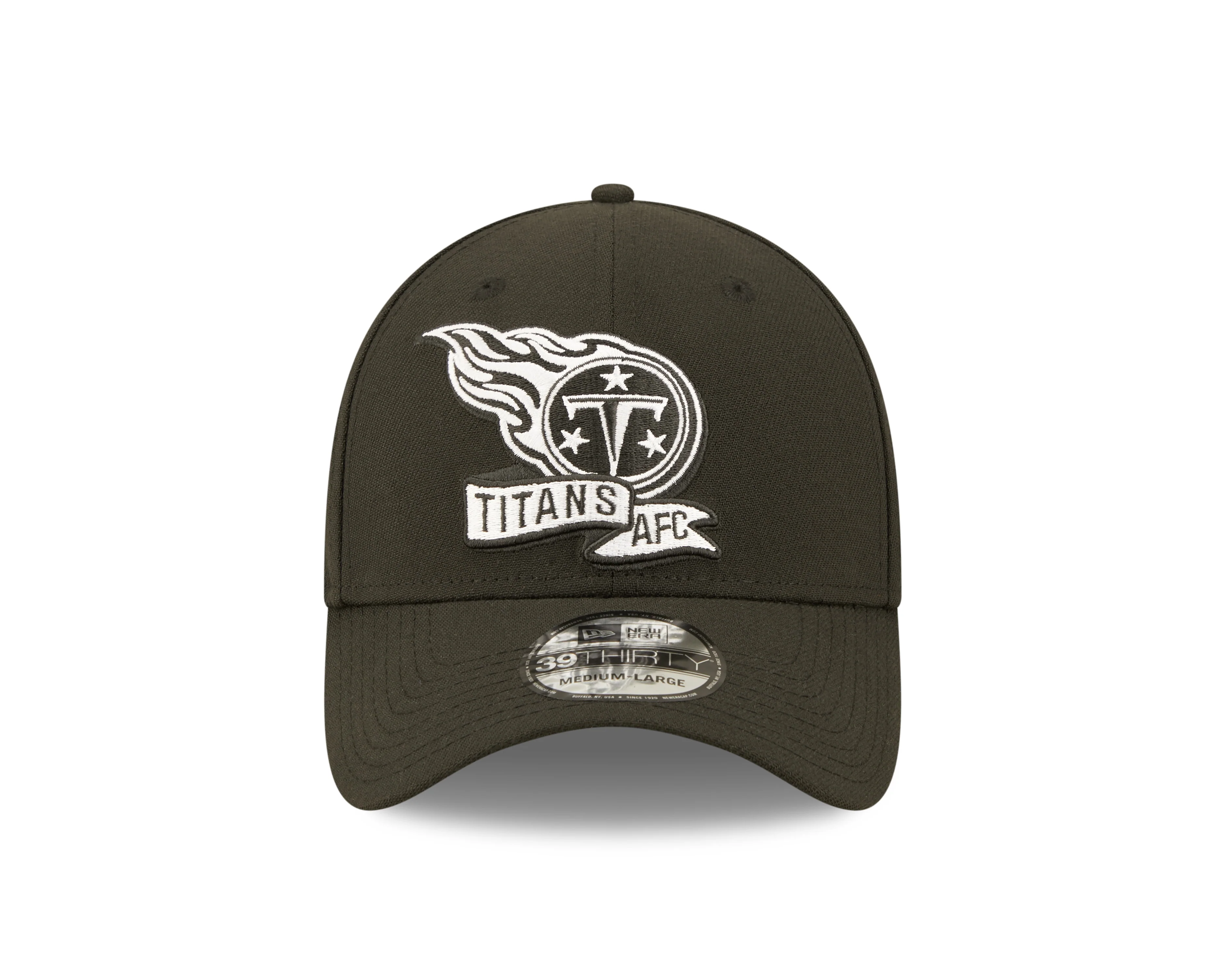 Men's Tennessee Titans New Era Black 2022 Sideline 39THIRTY Flex Hat