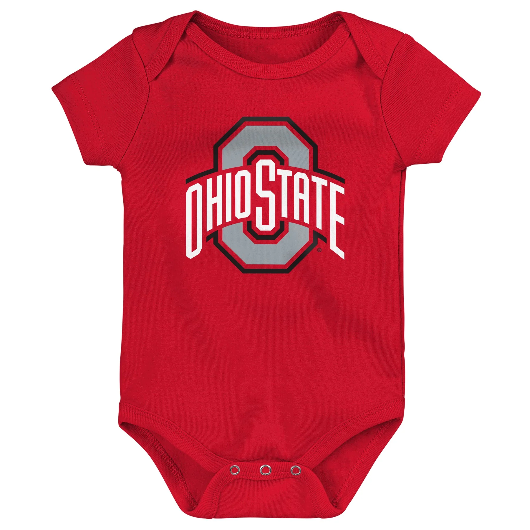 NCAA Ohio State Buckeyes Newborn 3 Pack Creeper Set