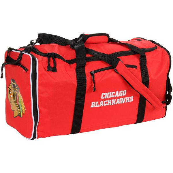 Chicago Blackhawks Red Steal Duffel Bag