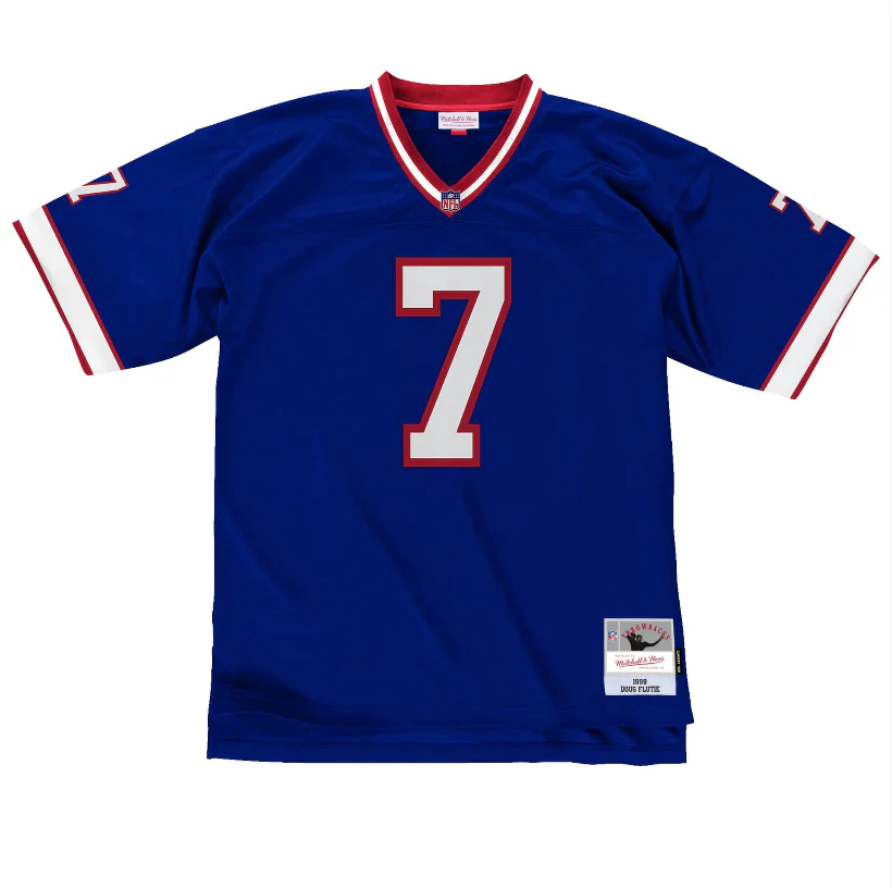 Mens Buffalo Bills Doug Flutie Mitchell & Ness Royal Blue Retired Player Vintage Replica Jersey
