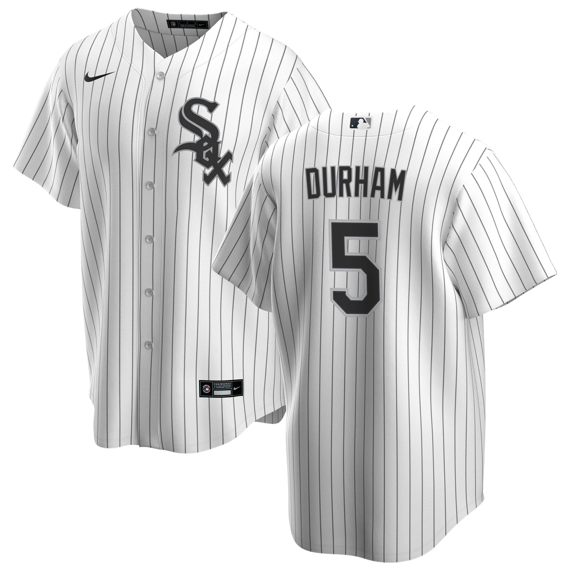 NIKE Men's Ray Durham Chicago White Sox Home Premium Replica Jersey