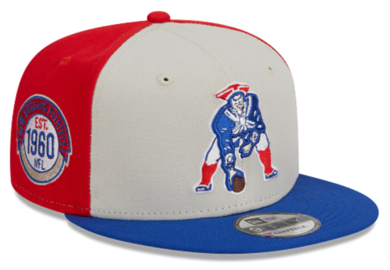 Men's New England Patriots Historic Team Color NFL 9FIFTY Snapback Adjustable Hat