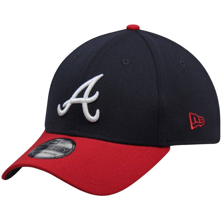 Men's Atlanta Braves Team Classic Home 39THIRTY Flex Hat - Navy
