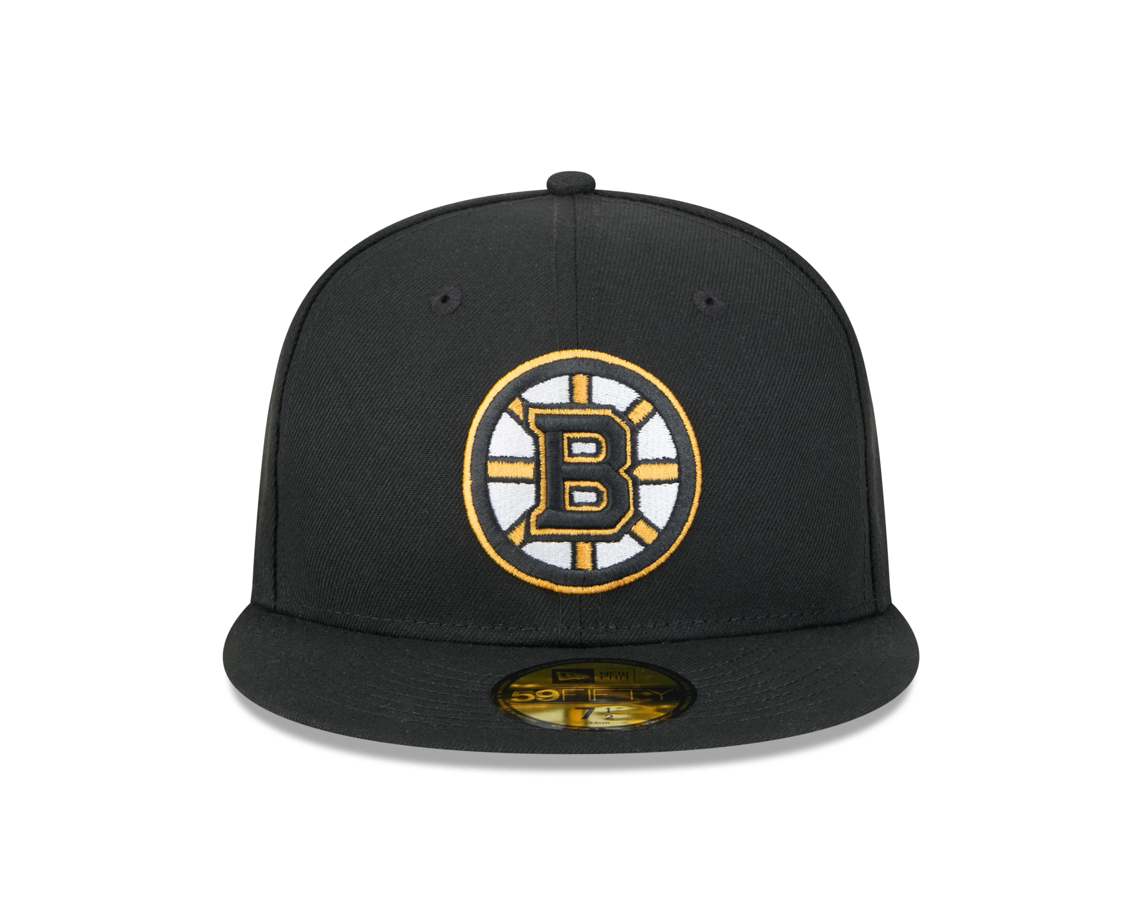 Boston Bruins Black Basic New Era 59FIFTY Fitted Hat