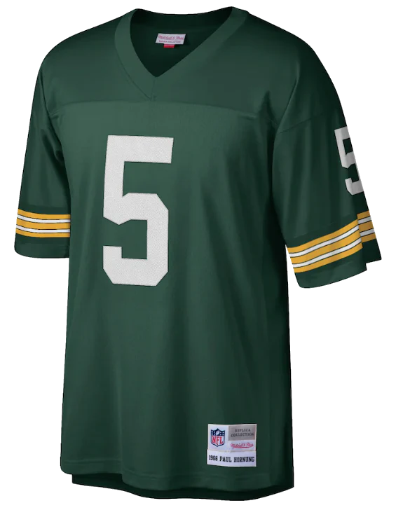 Men's Green Bay Packers Paul Hornung Mitchell & Ness Green Retired Player Legacy Replica Jersey