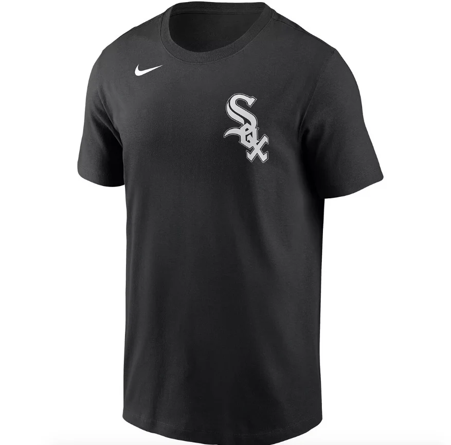 Men's Nike Lucas Giolito Chicago White Sox Black Name & Number T-Shirt