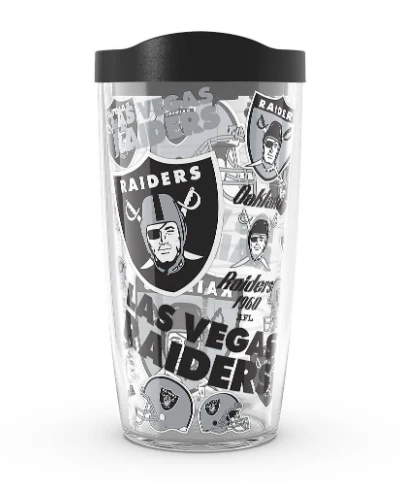 Las Vegas Raiders All Over Print 16 oz. Tervis Tumbler