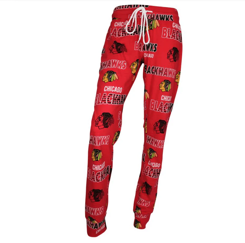 Chicago Blackhawks Womens Sweep Printed Pajama Pants By Concepts Sport
