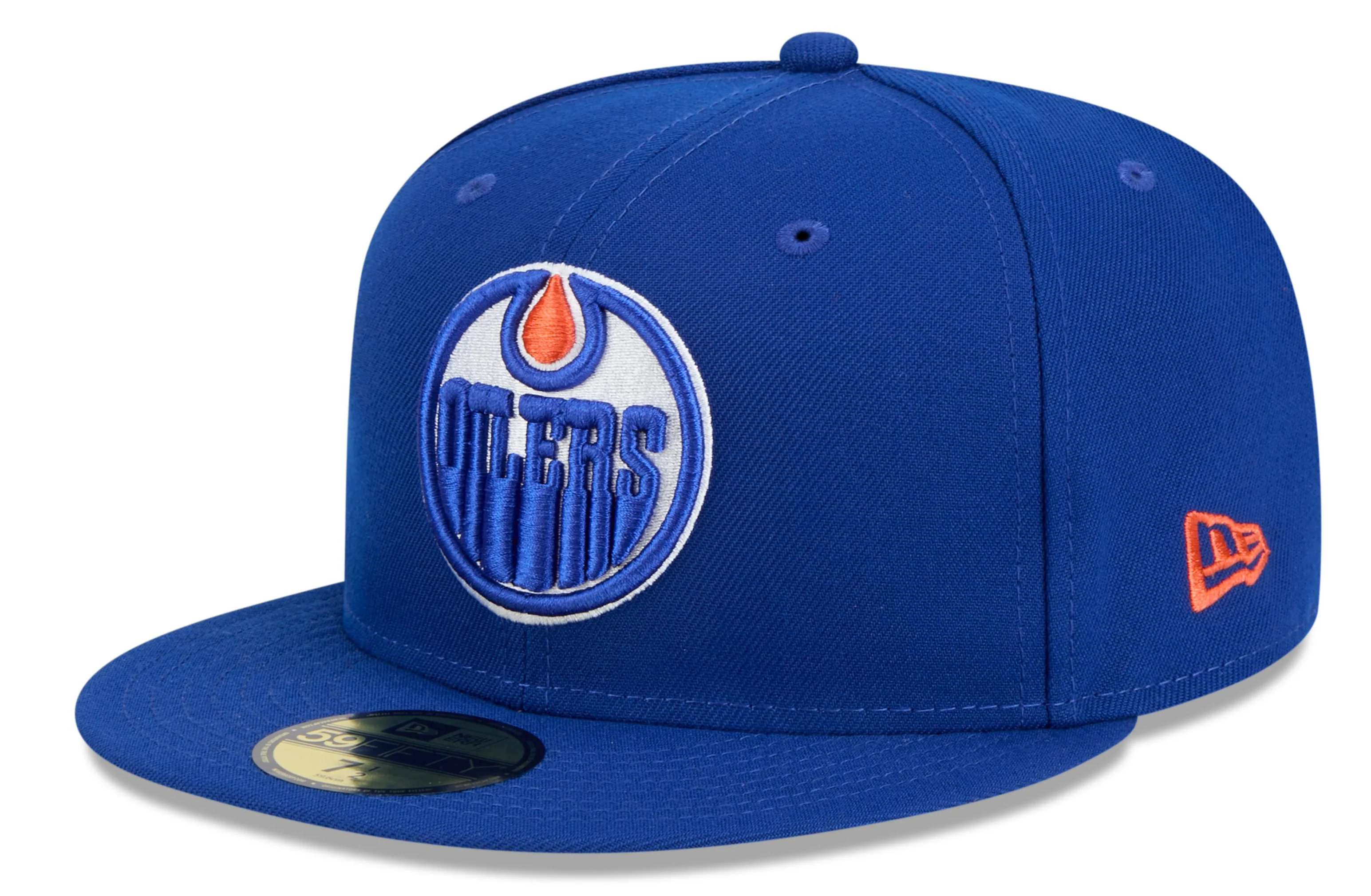 Edmonton Oilers Royal Blue Basic New Era 59FIFTY Fitted Hat