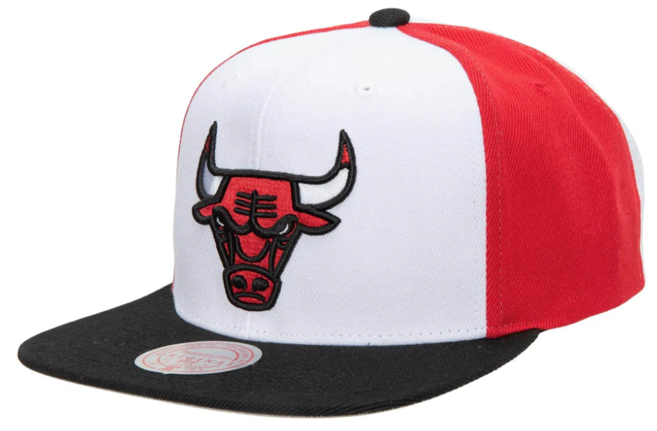 Chicago Bulls NBA On The Block Mitchell & Ness Snapback Hat