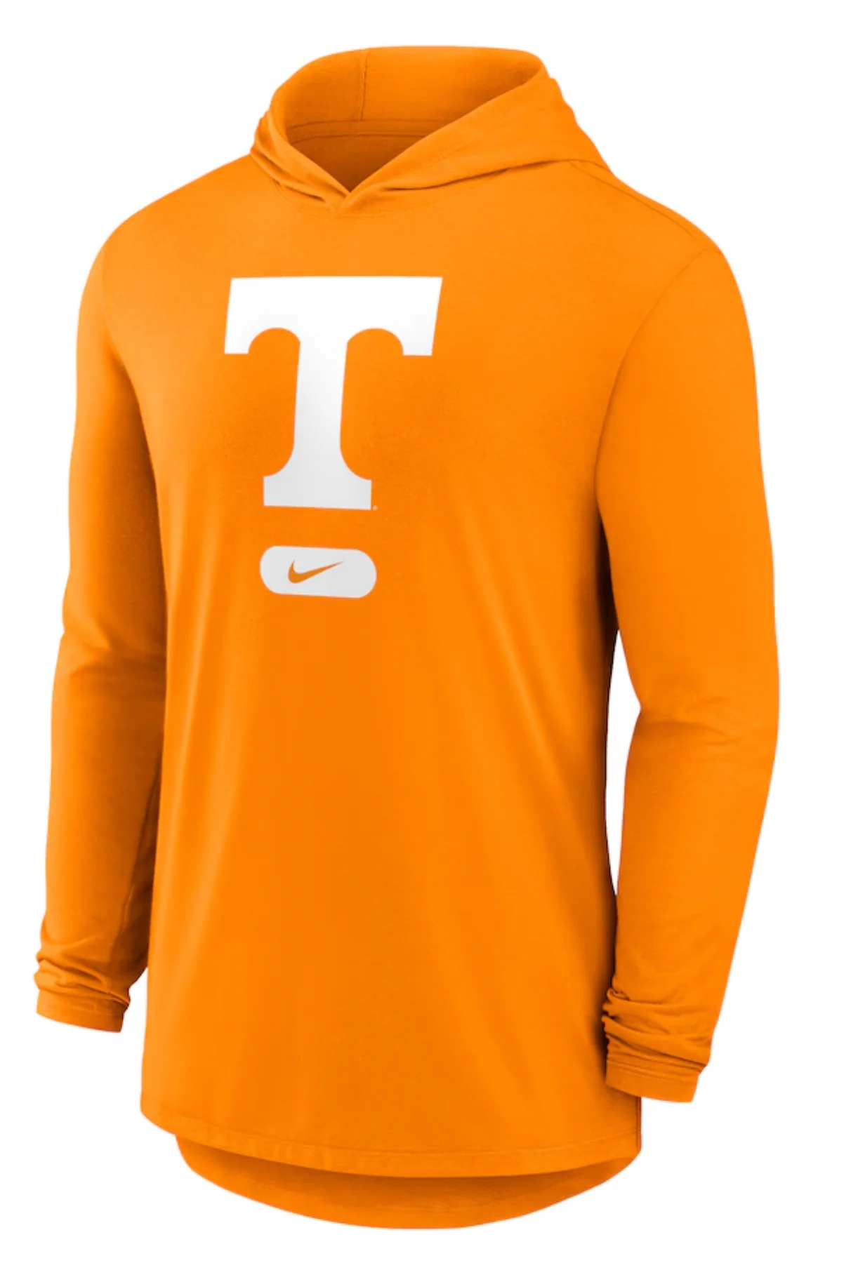 Men's Nike Orange Tennessee Volunteers Lightweight Performance Long Sleeve Hoodie T-Shirt