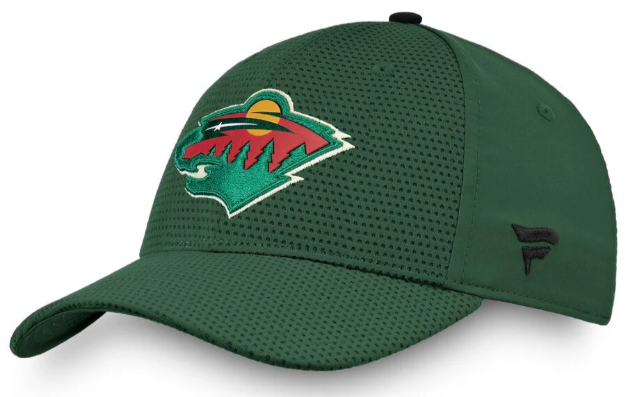 Men's Minnesota Wild Fanatics Branded Green Authentic Pro Rinkside Flex Hat