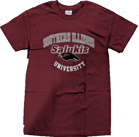 Mens Southern Illinois Salukis Maroon Campus One T-Shirt