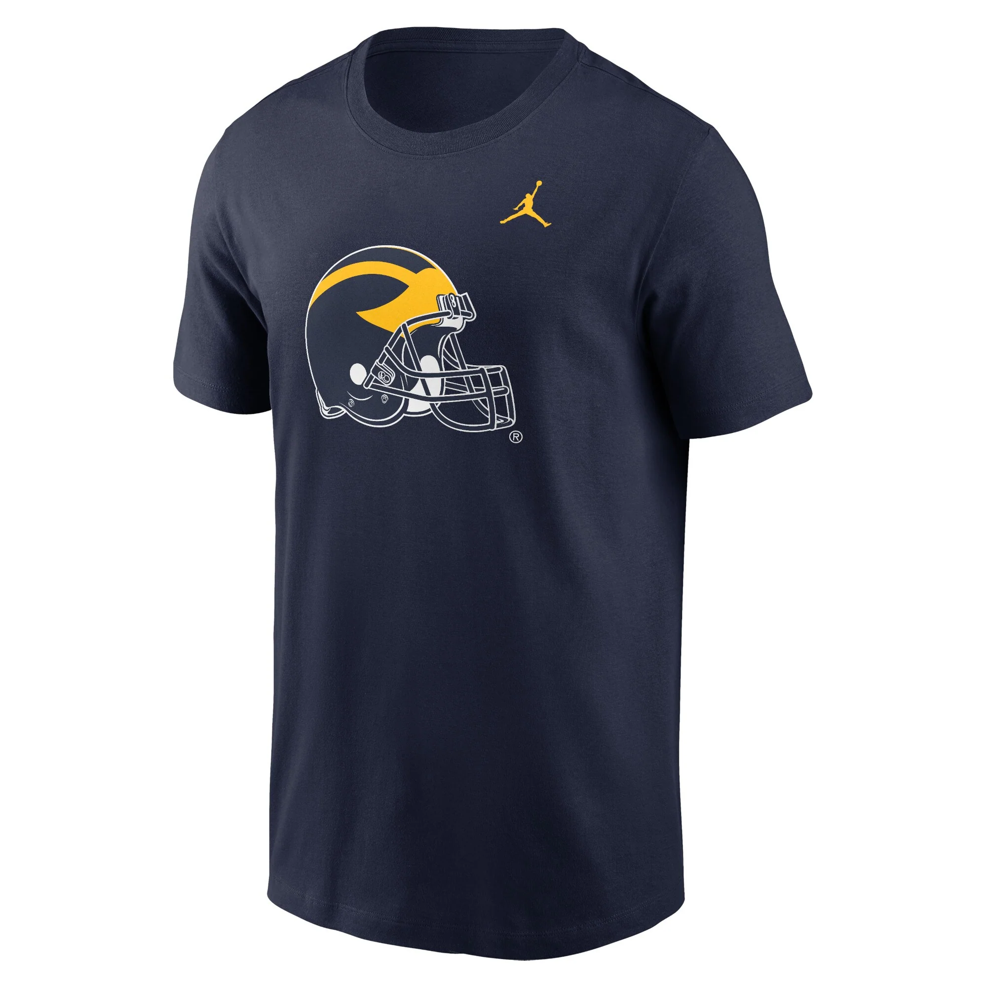 Michigan Wolverines Jordan Brand Navy Alternate Logo T-Shirt