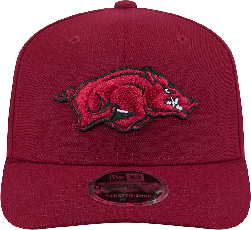 Arkansas Razorbacks New Era Team Crimson 9SEVENTY Adjustable Hat