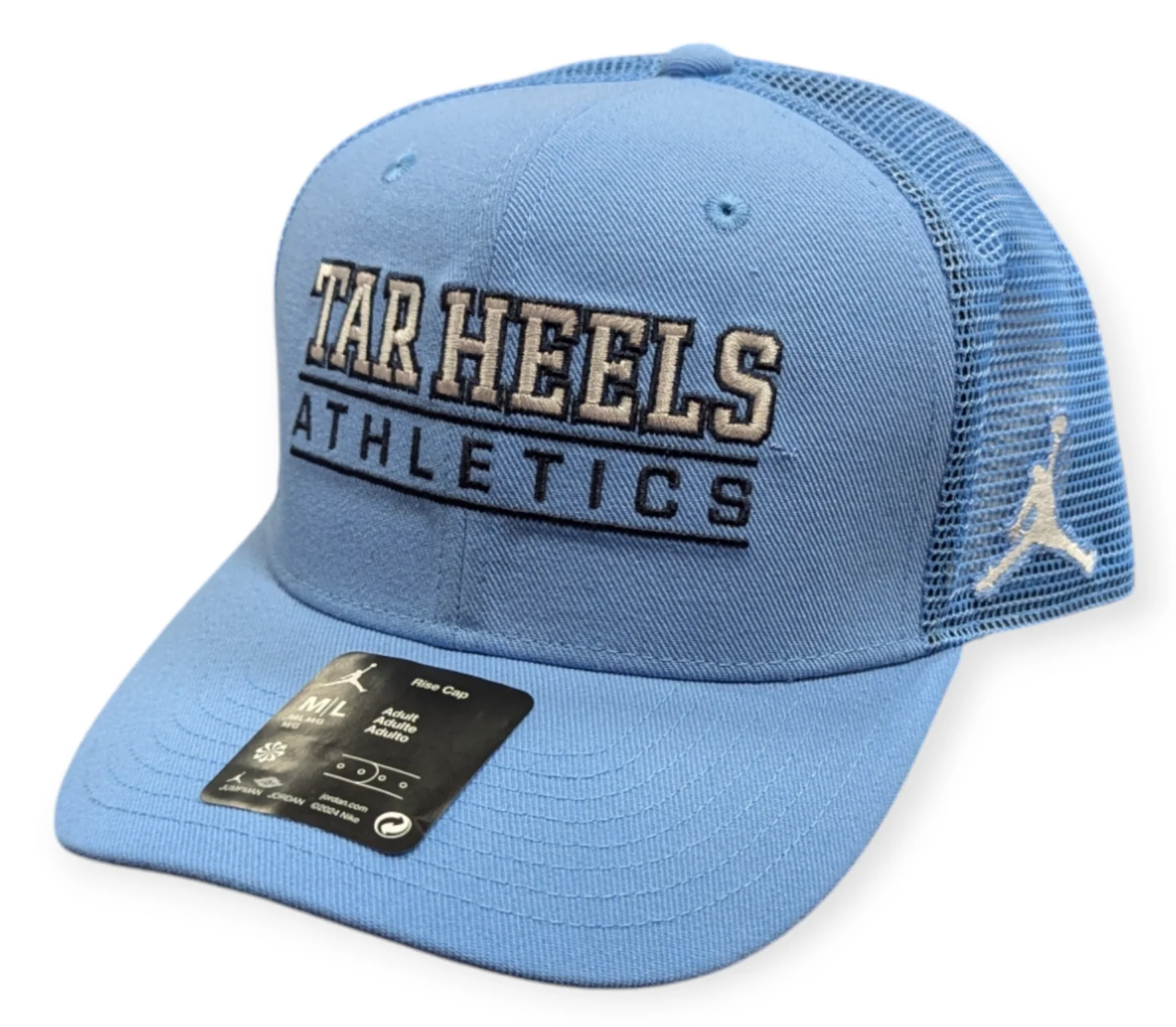 North Carolina Tar Heels Nike Rise Carolina Blue Trucker Adjustable Hat
