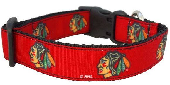 Chicago Blackhawks Dog Collar By AllStar