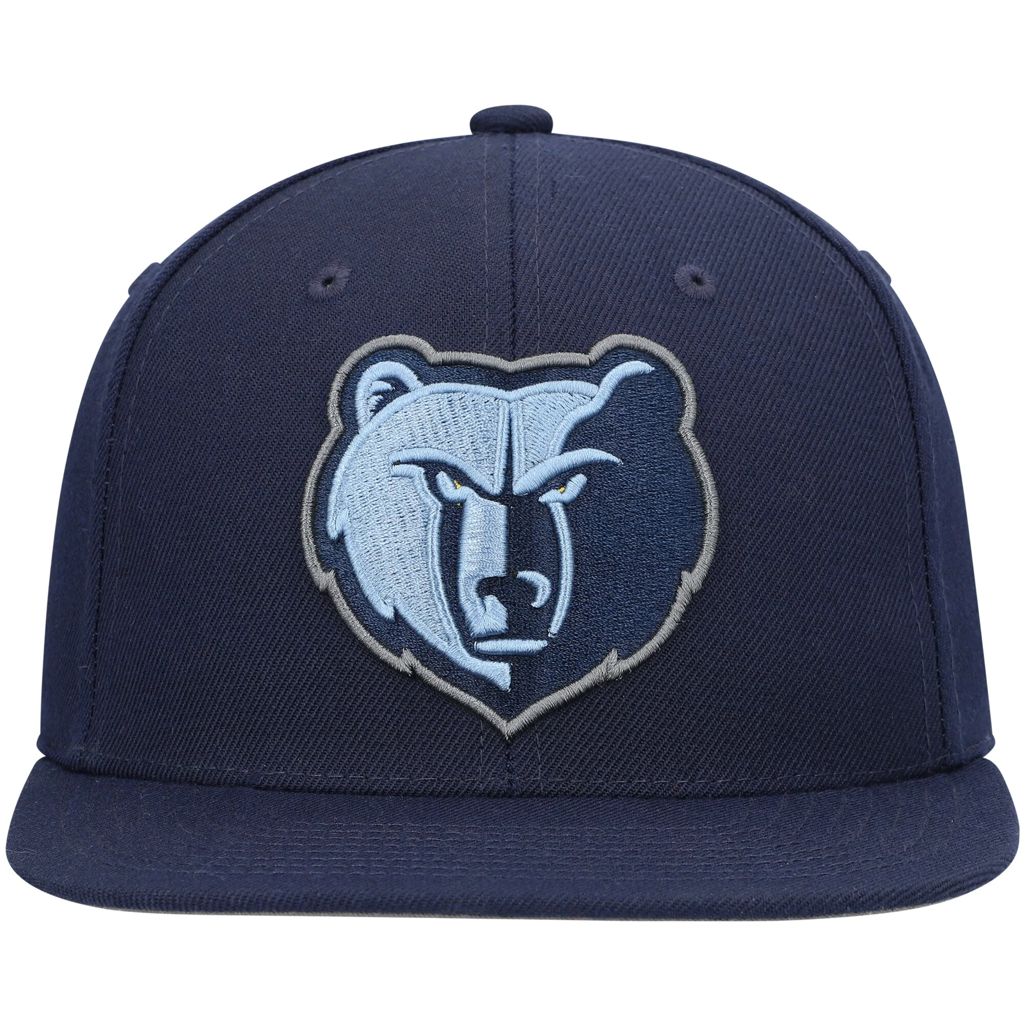 Mens NBA Memphis Grizzlies Navy Team Ground 2.0 Snapback Hat By Mitchell And Ness