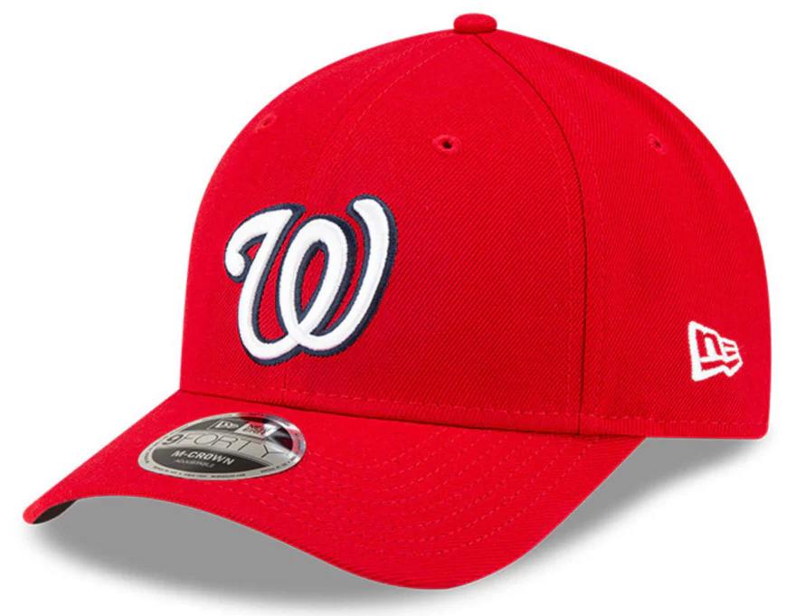 Washington Nationals Red New Era Player Replica M-Crown 9FORTY Adjustable Hat