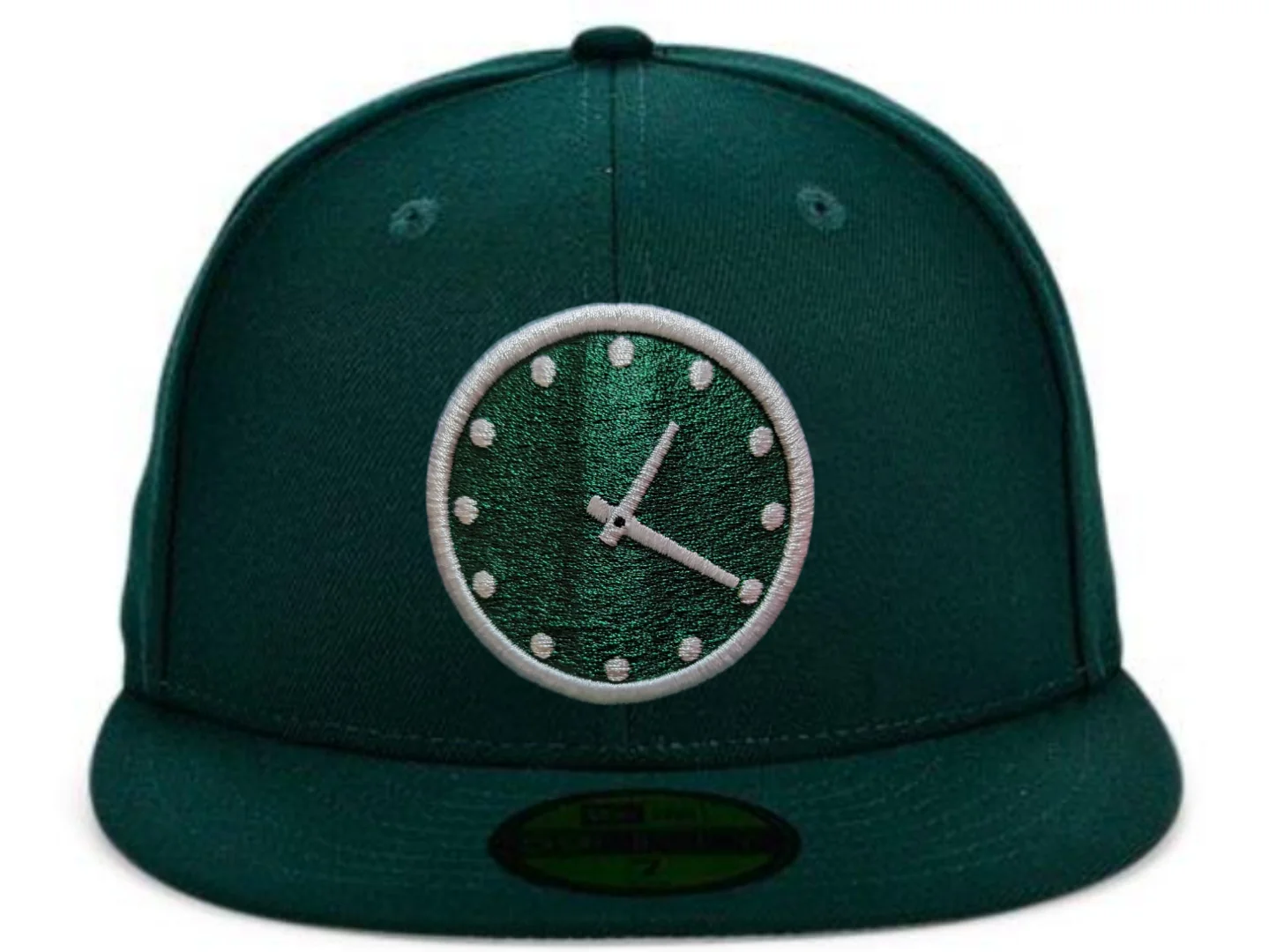 Chicago Cubs New Era 1:20 Clock Forest Green 59FIFTY Fitted Hat